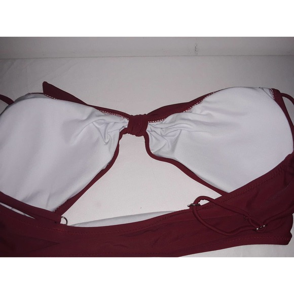 NIP Sz L Bikini with Light Padded Top, Peppermint Bay Hip Scarf OS - Picture 10 of 12